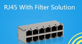 RJ45 with filter solution